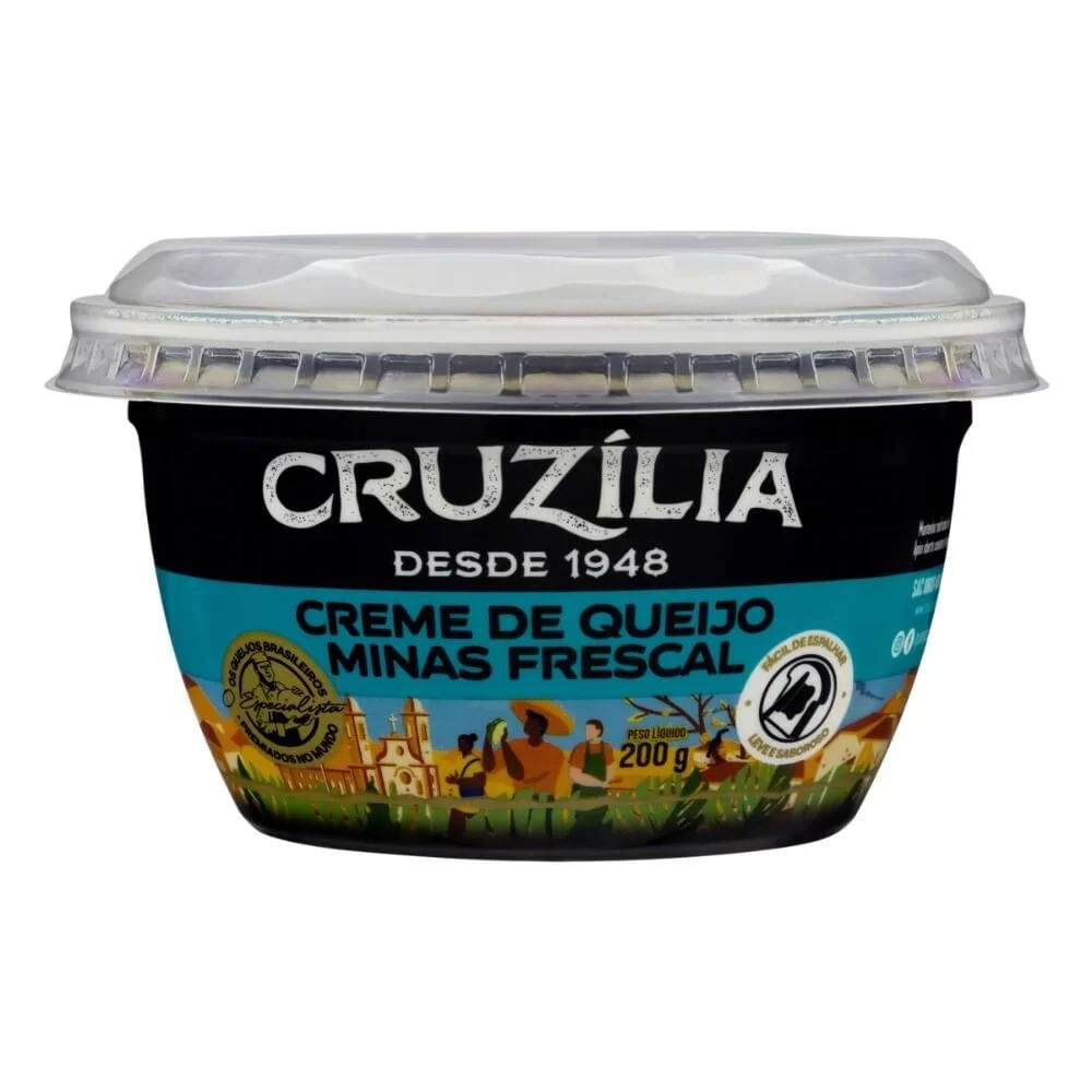CREME DE QUEIJO CRUZILIA MINAS FRESCAL 200G - redemix