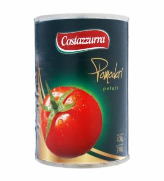 TOMATE ITALIANO PELADO COSTAZZURRA CUBO 400G