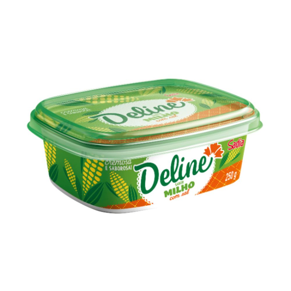 MARGARINA DELINE COM SAL SABOR MILHO 250G - redemix