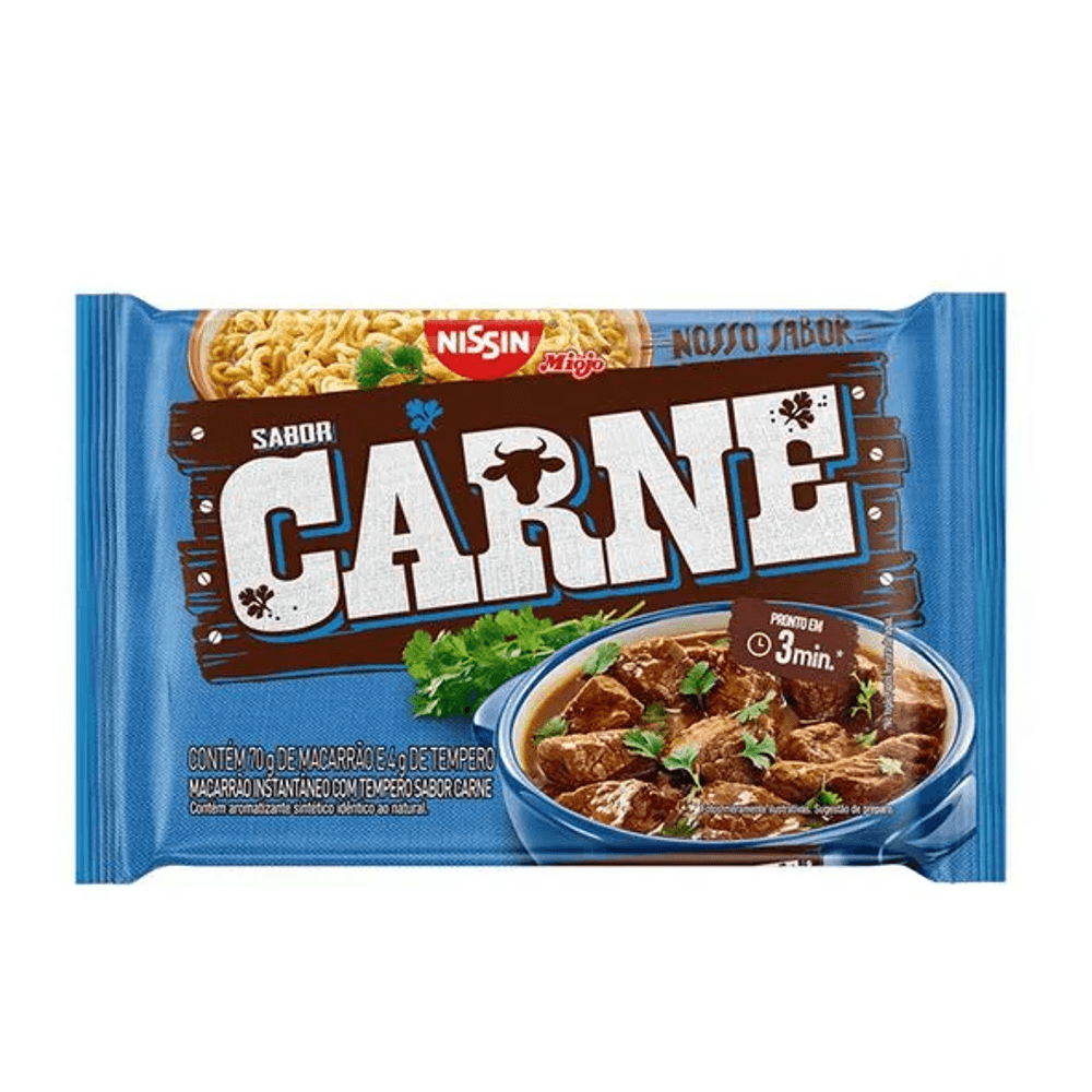 MASSA INSTANTANEA NOSSO SABOR CARNE 74G - redemix