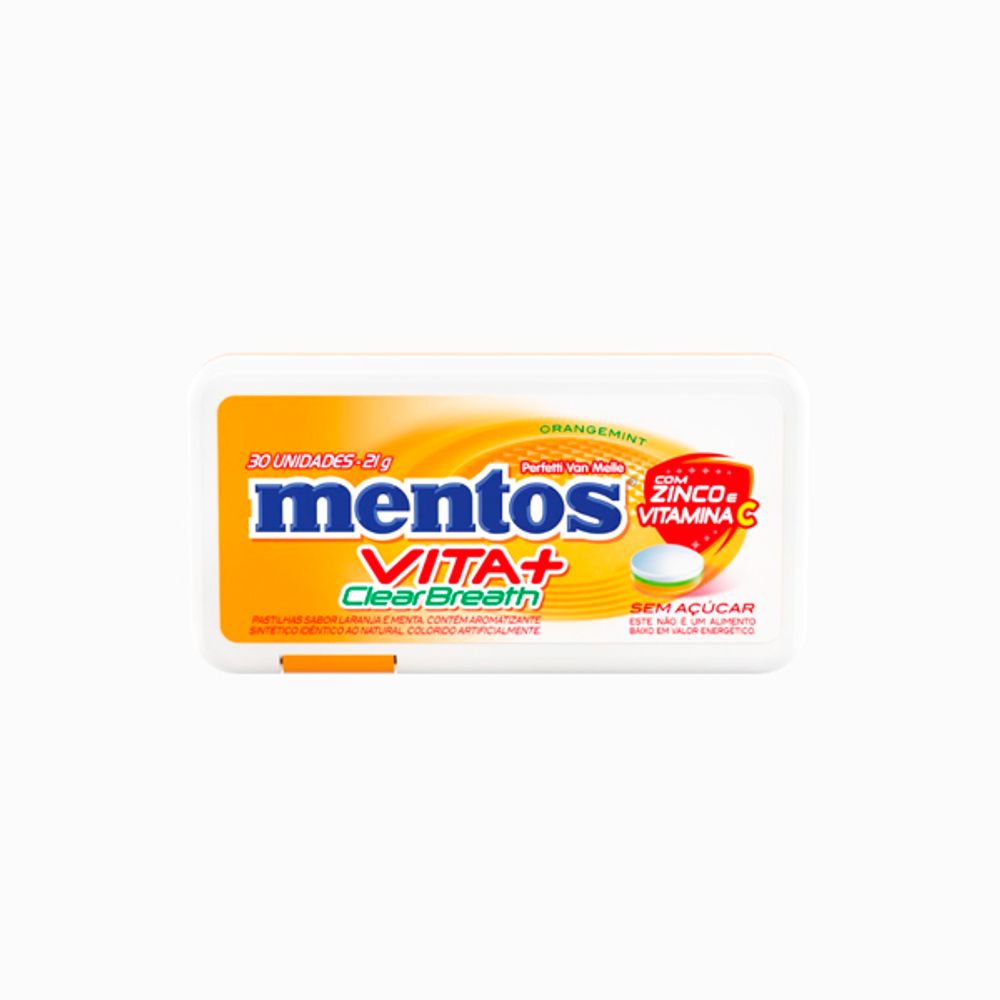 PASTILHA MENTOS CLEAN BREAH ORANGEMINT 21G - redemix