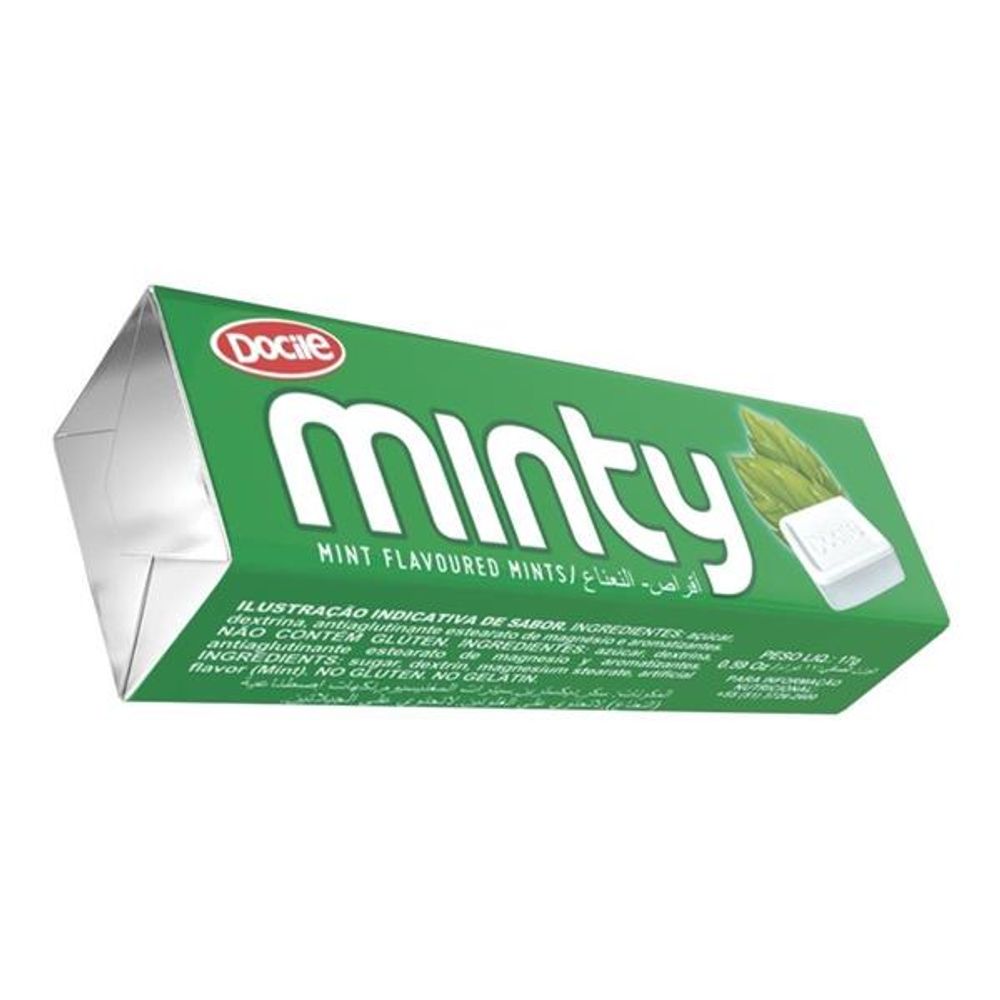 PASTILHA MINTY DOCILE HORTELA 17G - redemix