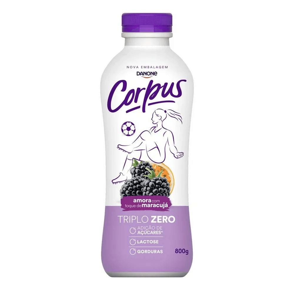 IOGURTE LIQUIDO SEM LACTOSE AMORA MARACUJA 800G - redemix