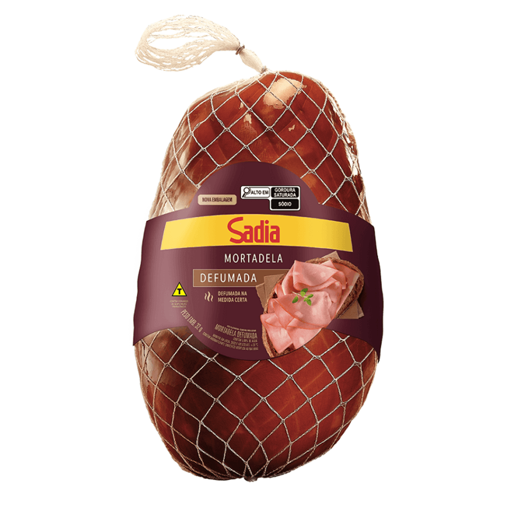 MORTADELA DEFUMADA SADIA PECA 1 UNIDADE 3400G redemix