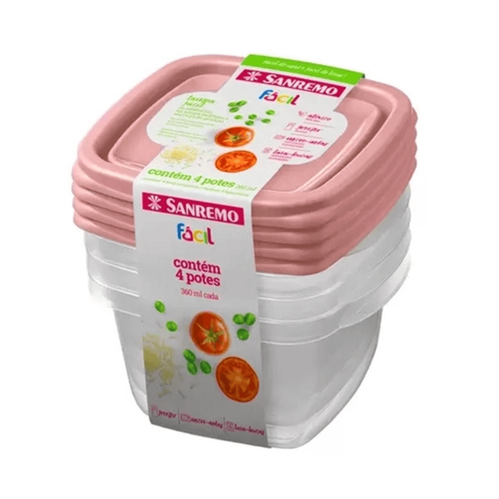 POTE SANREMO 4 UNIDADES - redemix