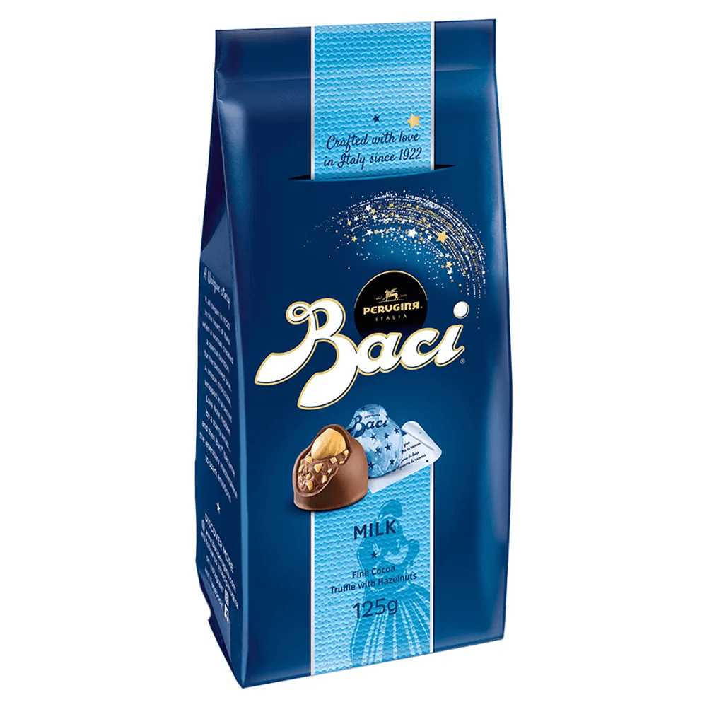 CHOCOLATE ITALIANO BACI BAG MILK 125G - redemix