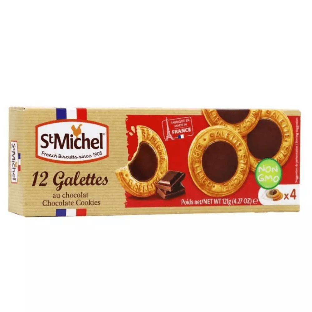 BISCOITO SAINT MICHEL AMANTEIGADO RECH CHOC 121G - redemix