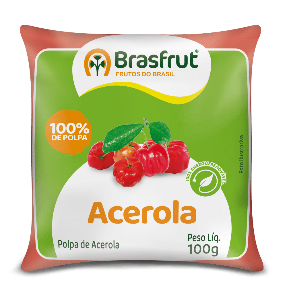 POLPA BRASFRUT ACEROLA 100G - redemix