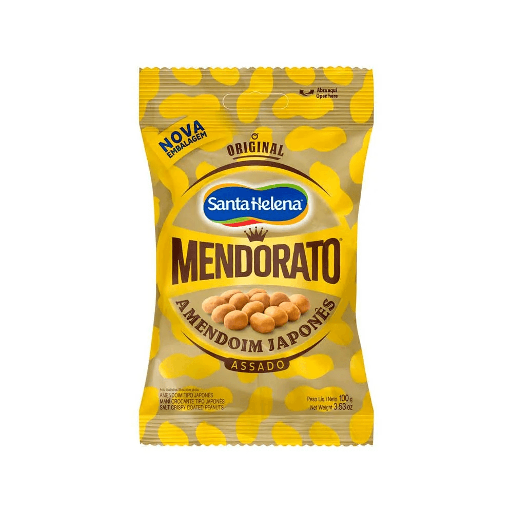 AMENDOIM JAPONES MENDORATO SANTA HELENA 100G - redemix
