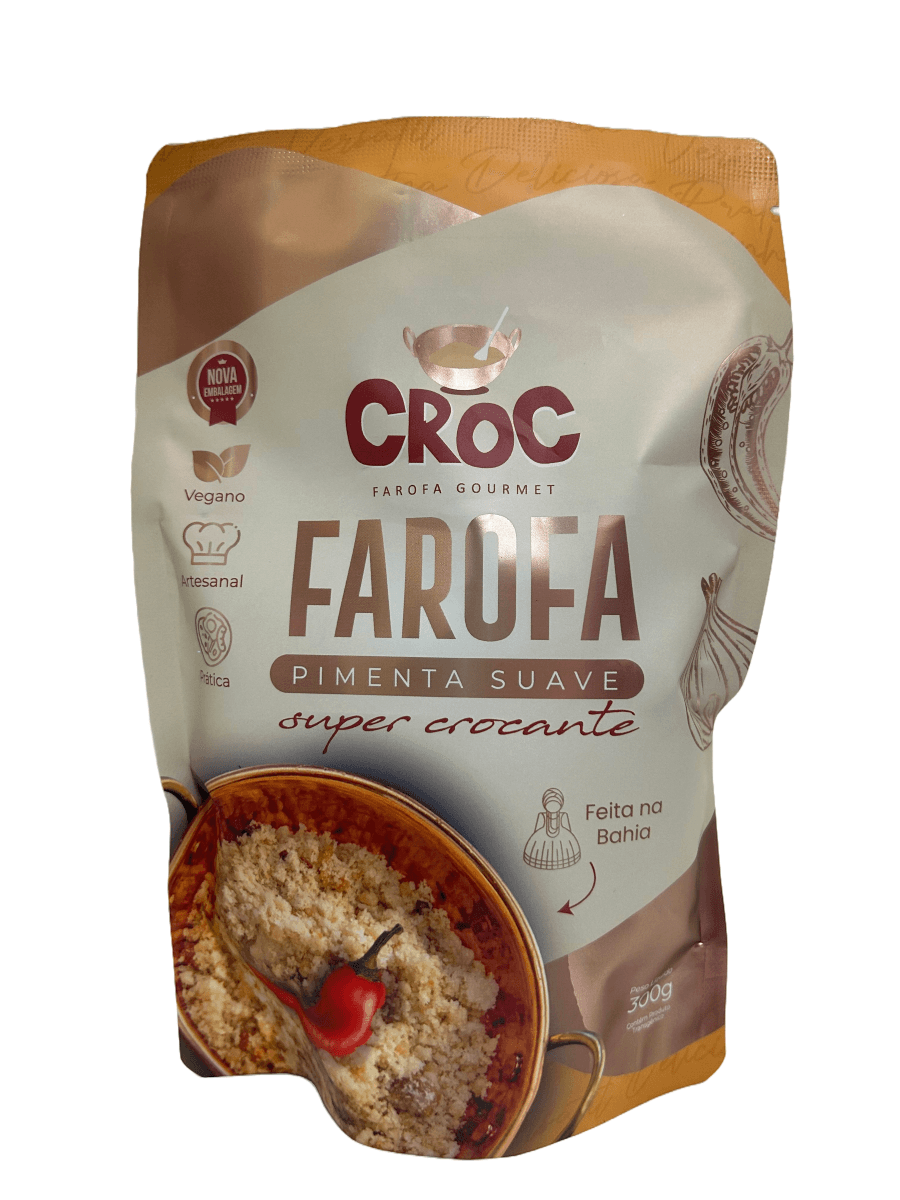 FARINHA CROC GOURMET PIMENTA SUAVE 300G