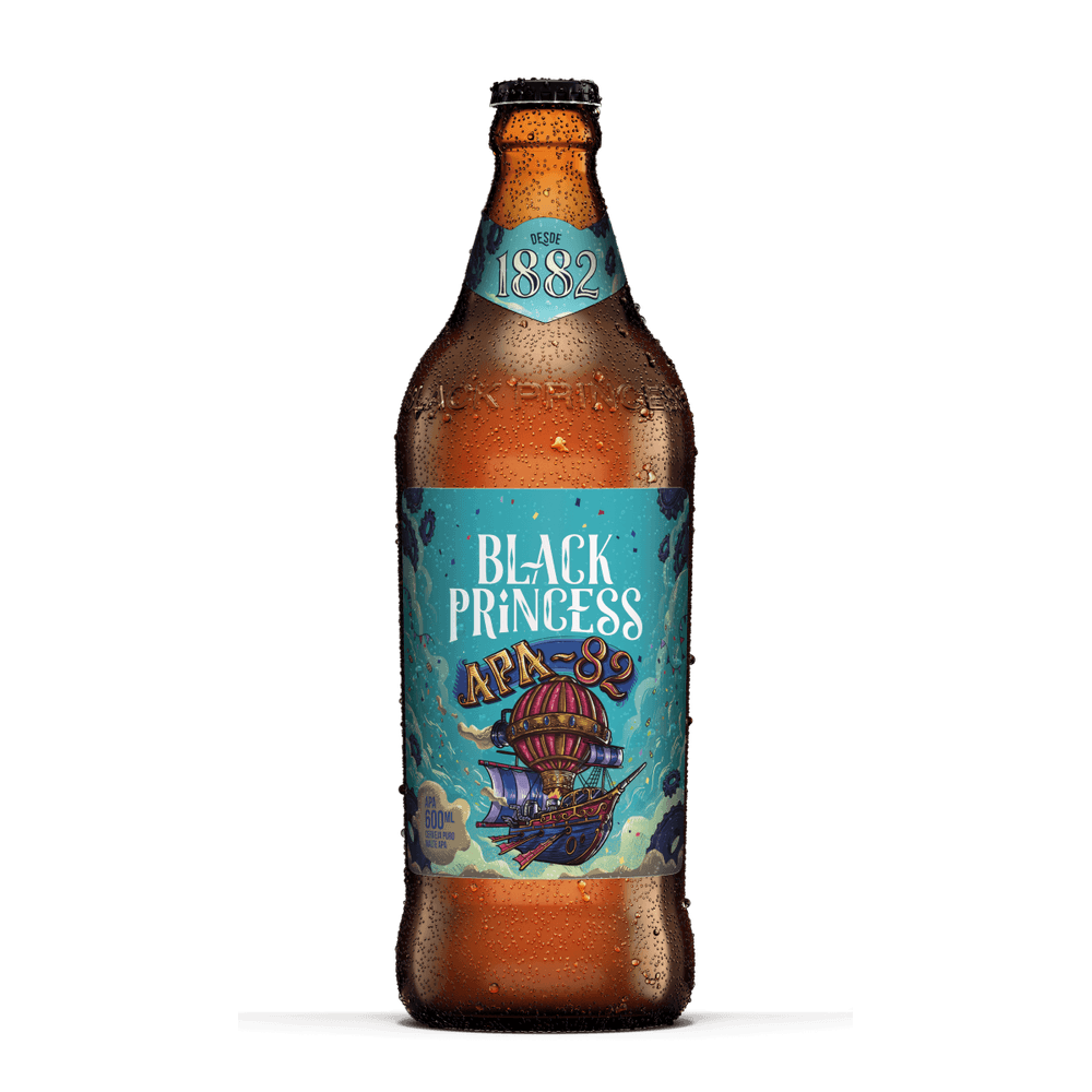 CERVEJA BLACK PRINCESS APA 82 600ML - redemix
