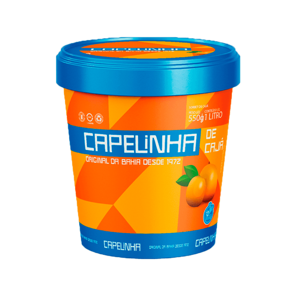 SORVETE CAPELINHA CAJA 1L - redemix