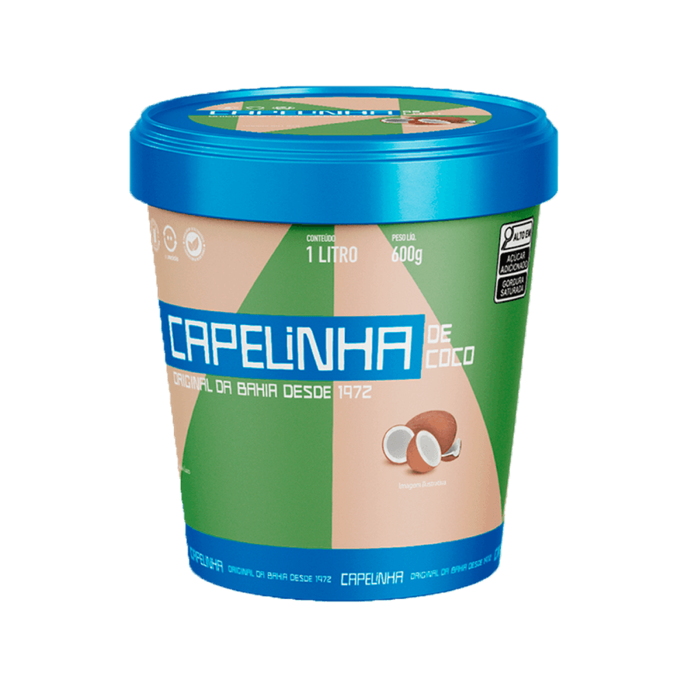 SORVETE CAPELINHA COCO 1L - redemix