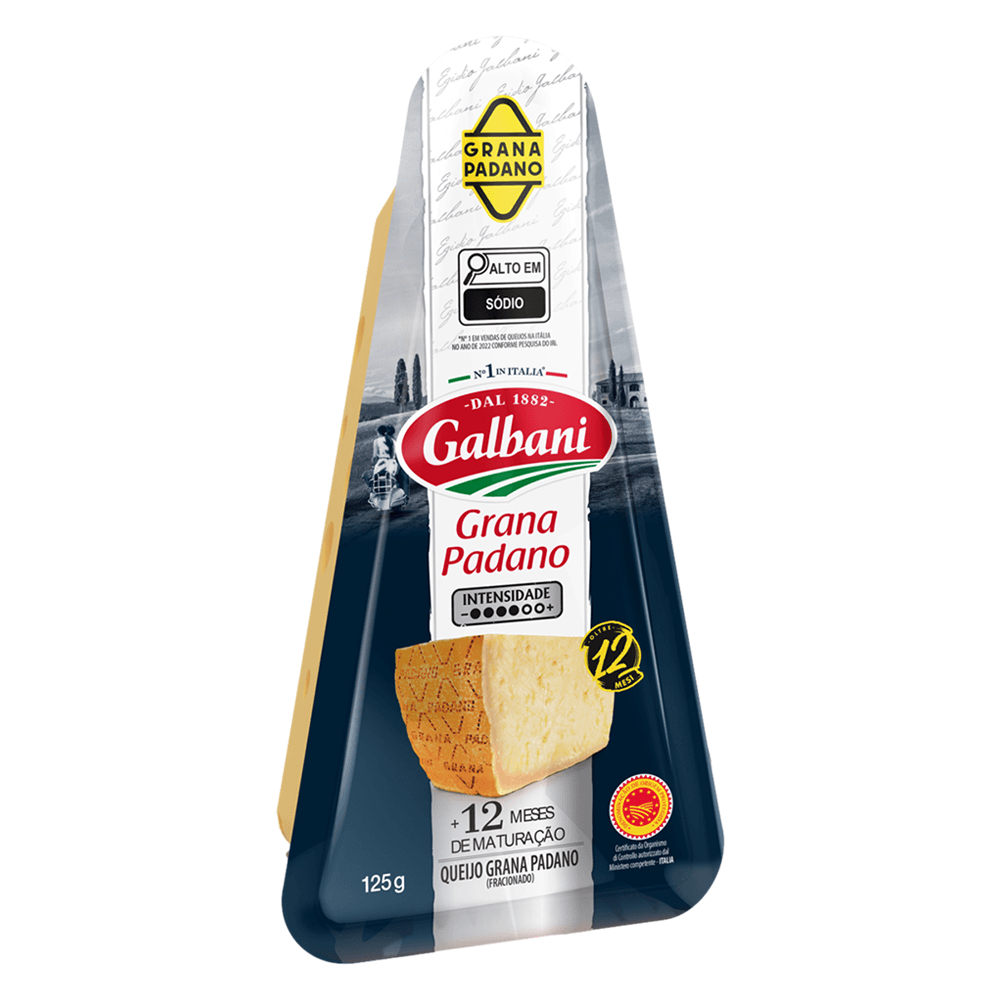 QUEIJO GRANA PADANO GALBANI 125G - redemix