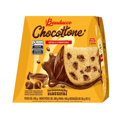 204168-Chocotone-Maxi-Gotas-450G-BAUDUCCO 204168-Chocotone-Maxi-Gotas-450G-BAUDUCCO