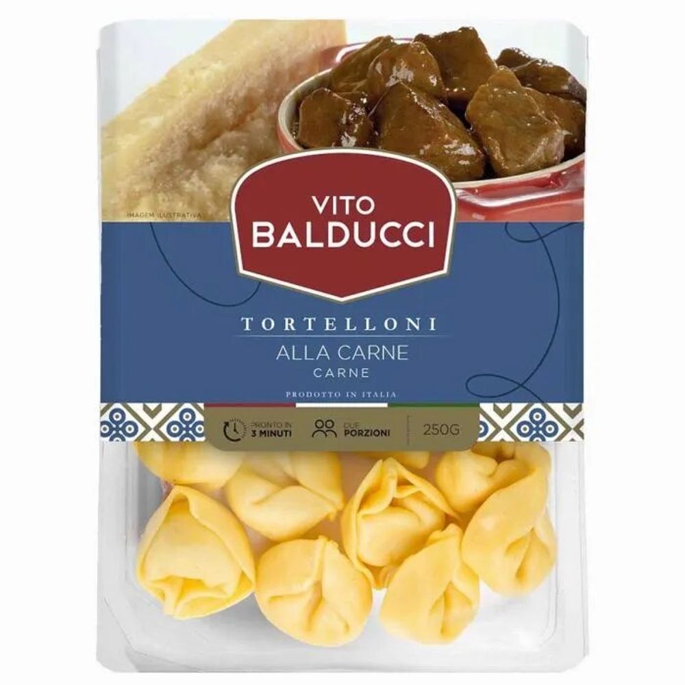 TORTELONI VITO BALDUCCI CARNE 250G - redemix