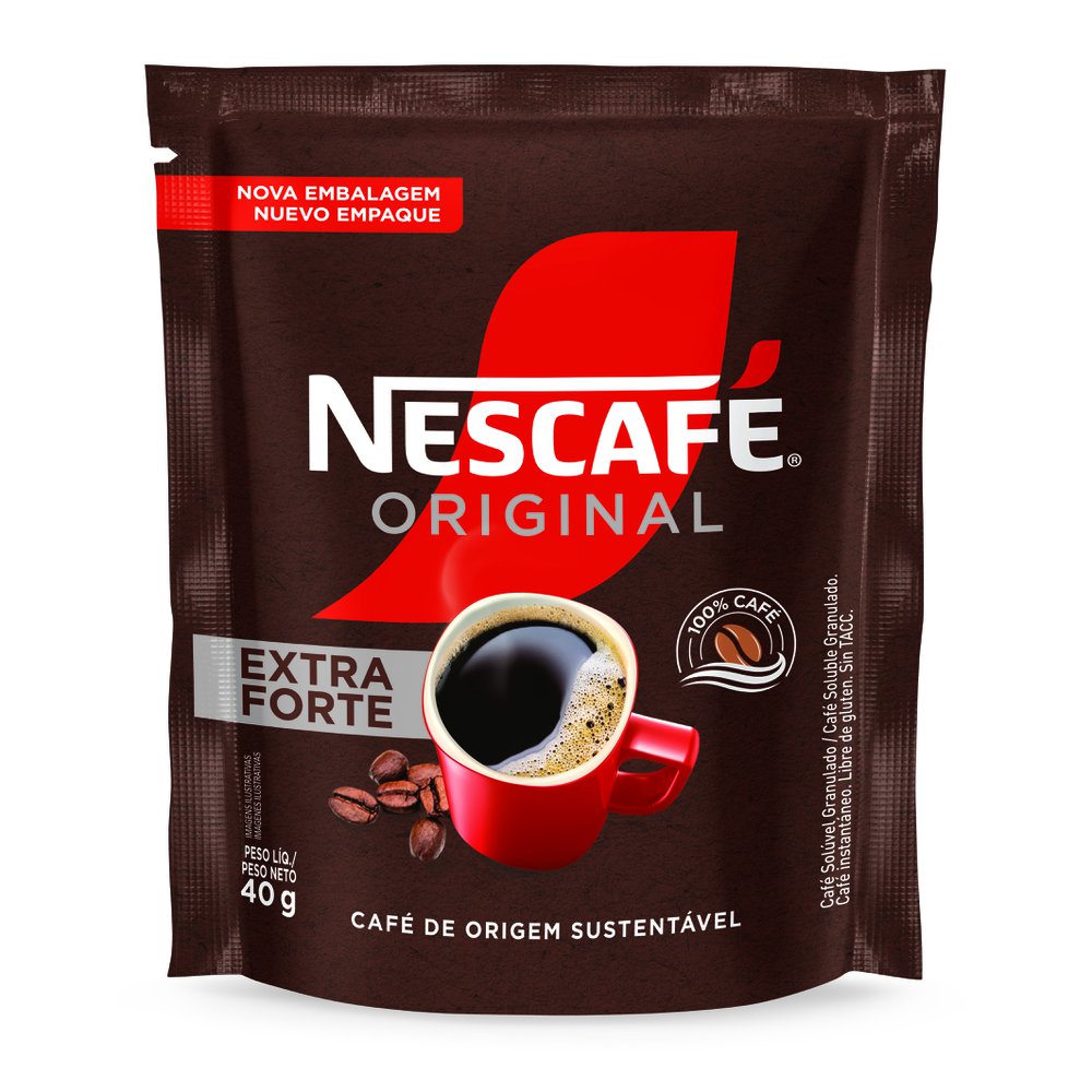 CAFE SOLUVEL NESCAFE ORIGINAL EXTRAFORTE SACHET 40G - redemix