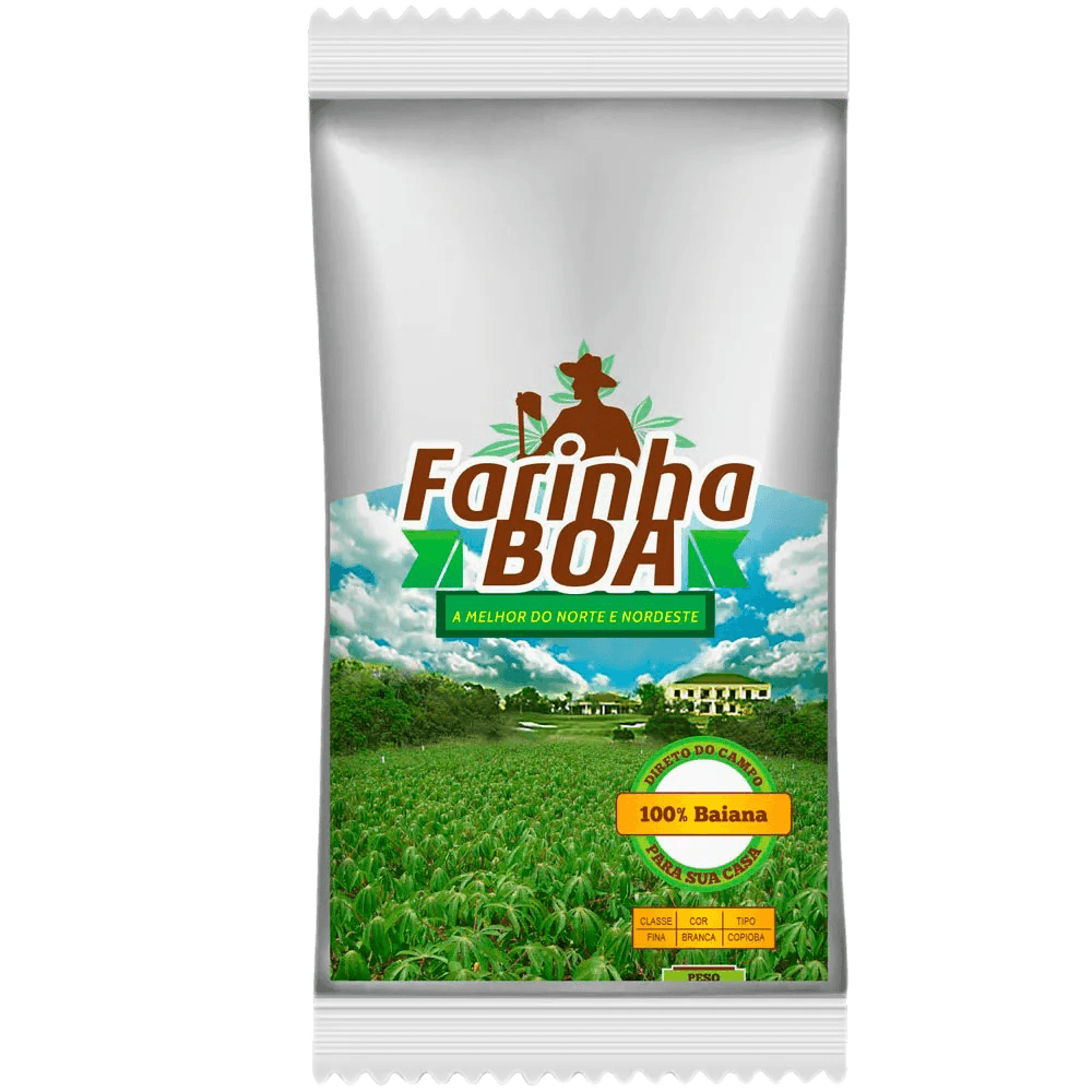 Farinha Mandioca Boa Branca 1kg