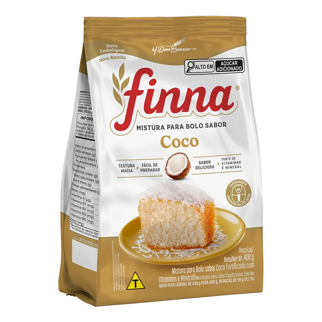 Mistura Bolo Finna Coco 400g