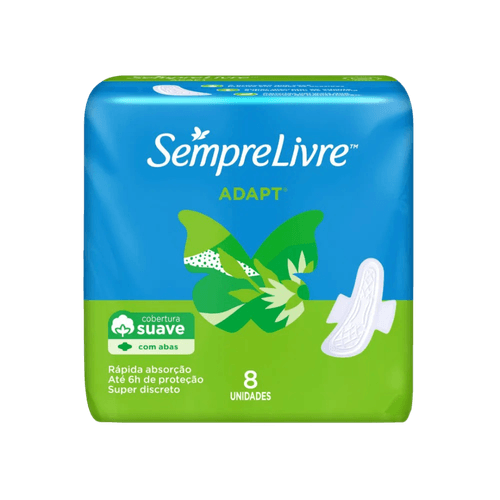 Absorvente-Adapt-SEMPRE-LIVRE-Suave-com-Abas-8un