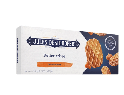 BISCOITO BELGA JULES CARAMELO SALGADO 100G