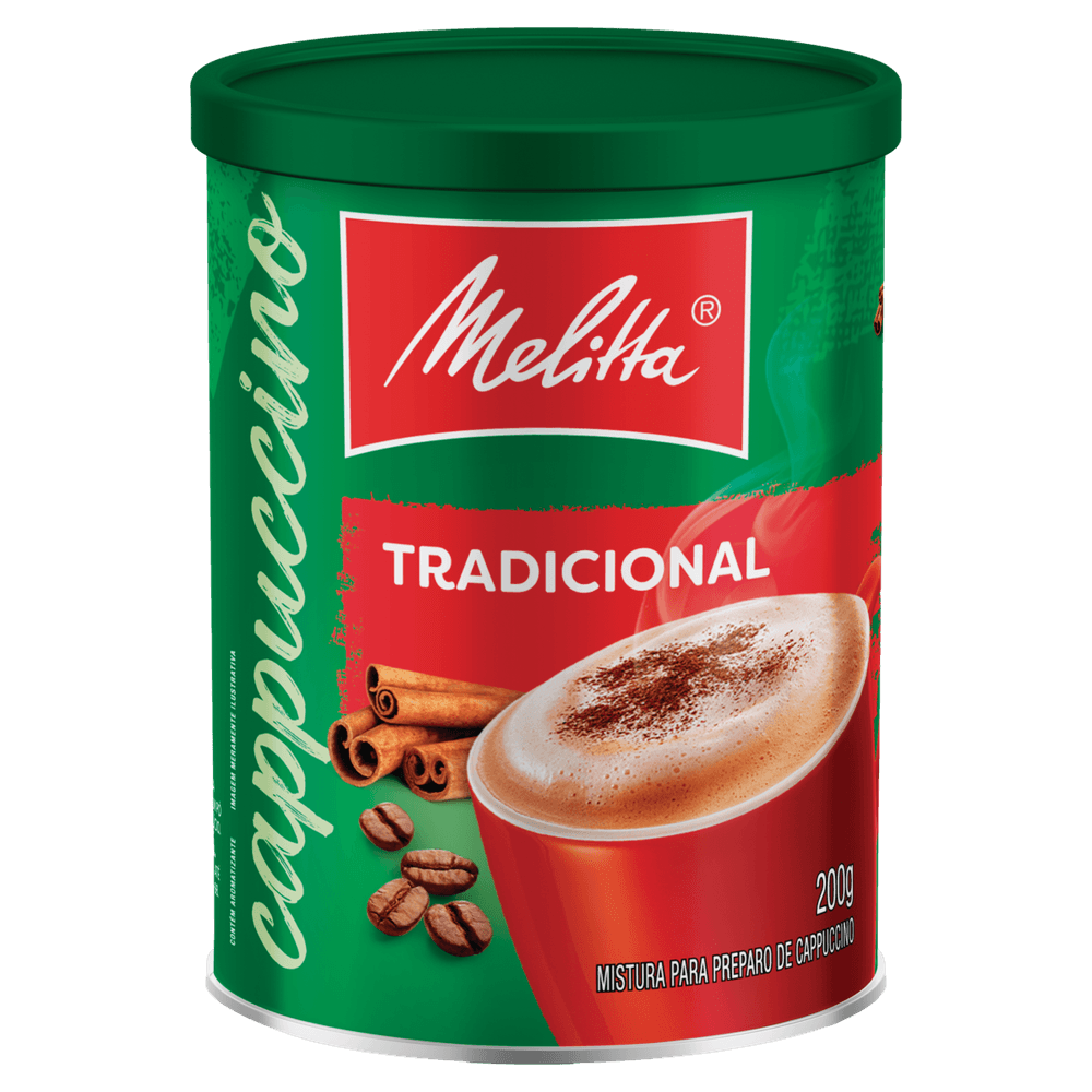 CAFÉ CAPPUCCINO TRADICIONAL MELITTA 200G - redemix